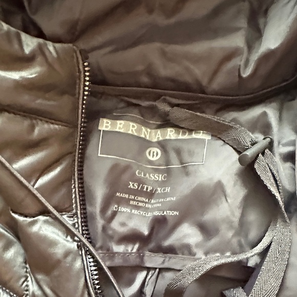 Women's Quilted Hooded Jacket - Gray XS - Picture 3 of 3